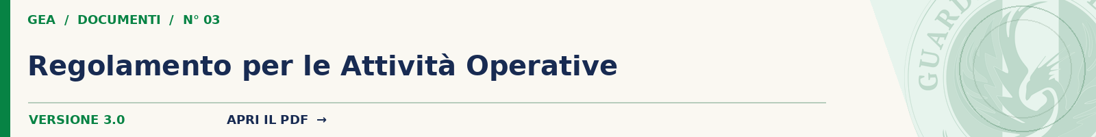 03 Regolamento per le Attività Operative (Vers. 3.0)
