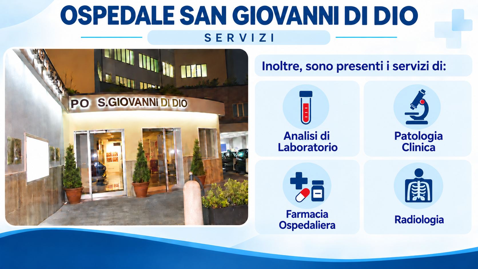 OSPEDALE SAN GIOVANNI DI DIO | SERVIZI